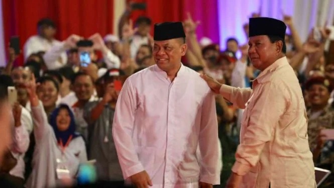 Prabowo Subianto dan Gatot Nurmantyo di Surabaya, 12 April 2019