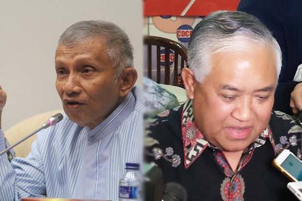 Dua mantan Ketua Umum PP Muhammadiyah, Amien Rais dan Din Syamsuddin dinilai kritis terhadap kebijakan pemerintah. Foto/SINDOnews