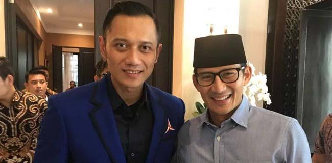 Ketum Partai Demokrat, Agus Harimurti Yudhono dan Sandiaga Salahudin Uno/RMOL
