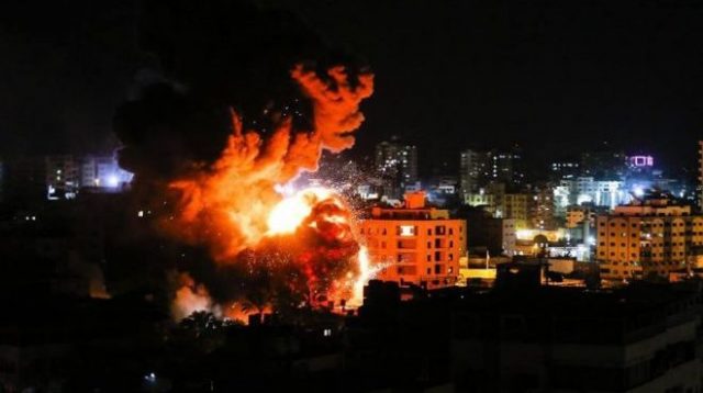 Israel menyerang Jalur Gaza sejak Ahad dan Senin malam. Foto: Istimewa