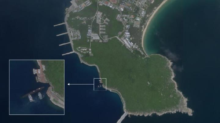 Terekam, Kapal Selam Nuklir Cina di Pangkalan Bawah Tanah di Laut Cina Selatan
