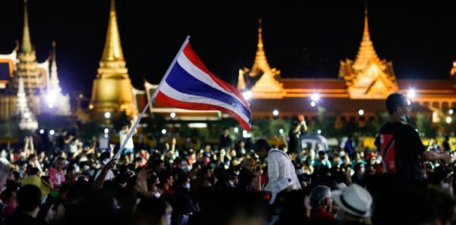 Aksi protes di Thailand pada Sabtu, 19 September 2020