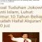 Luhut Sebut Sejak Kecil Jokowi Sudah Hafal Quran 40 Juz, Cek Faktanya