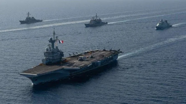 Kapal induk Angkatan Laut Prancis, Charles de Gaulle,(Foto: Second Line of Defense)