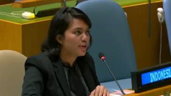 Diplomat Perwakilan Indonesia di PBB, Silvany Austin Pasaribu
