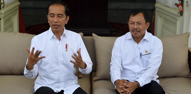 Menkes Terawan Agus Putranto bersama Presiden Jokowi