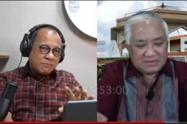 Akbar Faizal dan Din Syamsudin, dalam diskusi AFUncensored