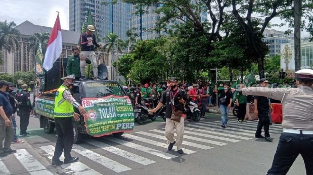 Buruh dari Banten Merapat, FSPI: Kami Ingin Mengetuk Hati Presiden Jokowi