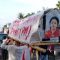 Arak Keranda Bergambar Puan Maharani saat Demo