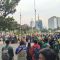 Massa Buruh Meluber di Dekat Istana, Polisi: Selamat Datang, Bantu Kami