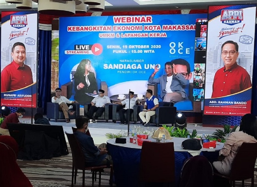Sandiaga Uno Yakin Program UMKM Appi-Rahman Bawa Ekonomi Makassar Bangkit