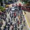KSBSI Demo Omnibus Law ke Istana, Jalan Medan Merdeka Barat Ditutup