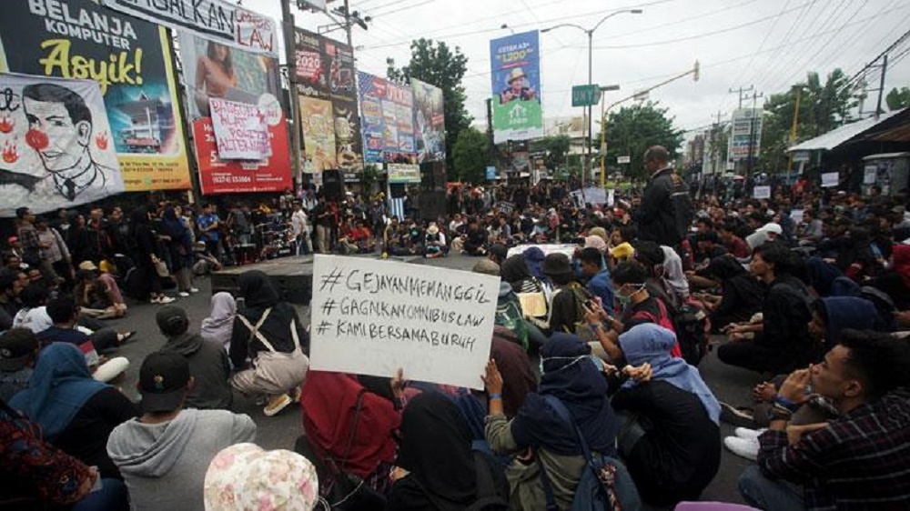 Aksi Jogja Memanggil Tolak UU Cipta Kerja, Sultan HB X Bersedia Temui Massa