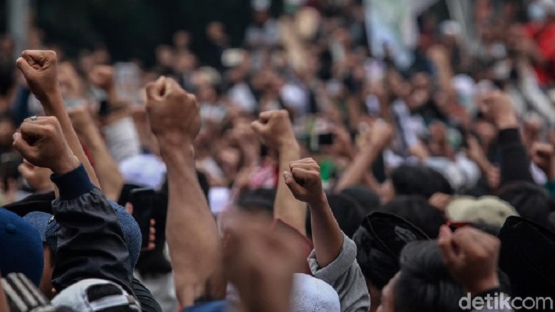 Ilustrasi Demonstrasi di Jakarta
