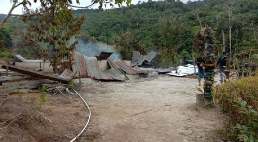 Pembakaran di Sigi Sulawesi Tengah