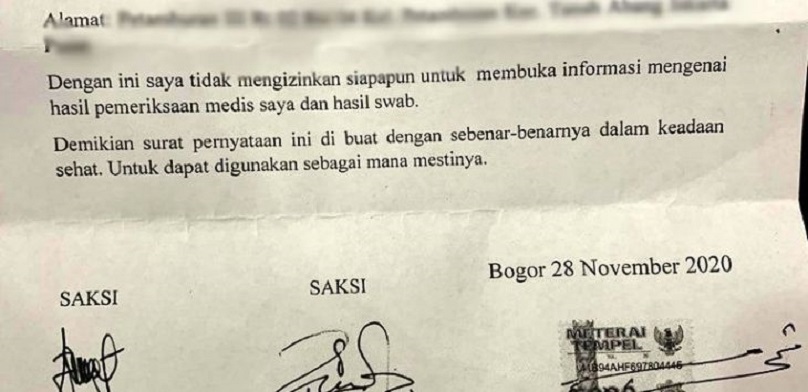 Selain Bima Arya, Surat Habib Rizieq Diantar ke Kapolres Bogor Kota, Ini Isi Aslinya