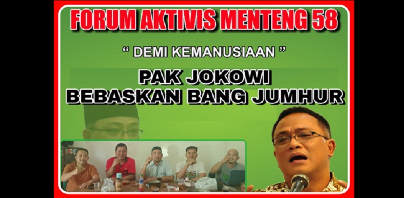 Kritik Tidak Perlu Ditanggapi Dengan Penangkapan, FAM 58 Minta Presiden Jokowi Bebaskan Jumhur Hidayat