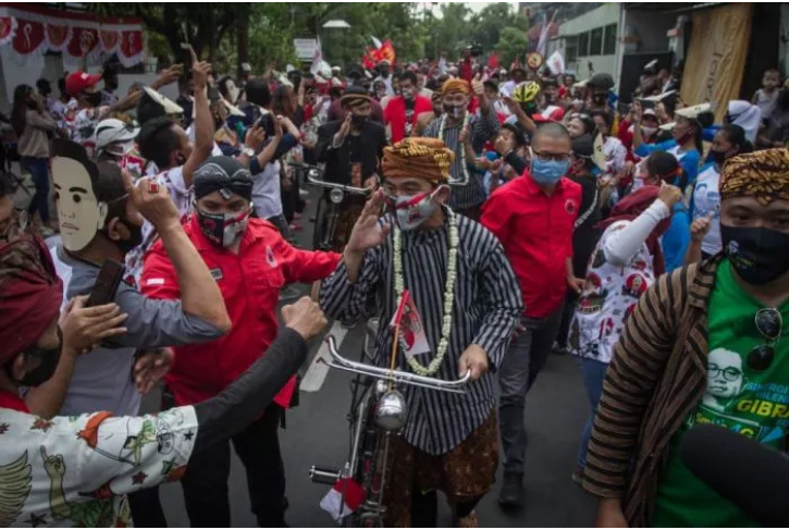 Pendukung Gibran Berkerumun di Pilkada, PDIP: Tegakan Hukum Tanpa Pandang Bulu!