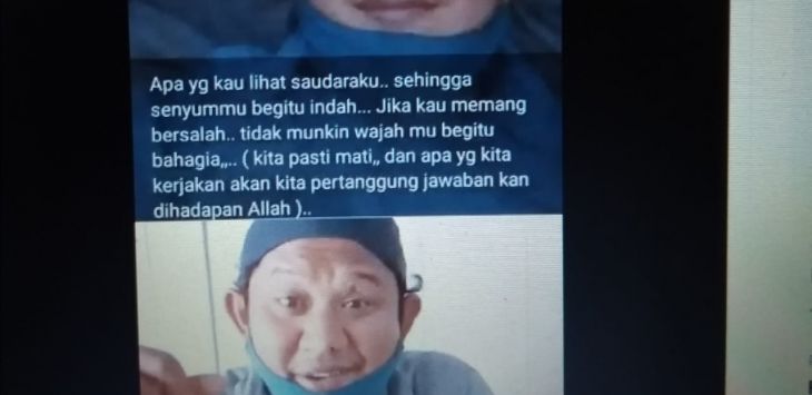 Viral Foto HOAKS Jenazah Anggota FPI Tersenyum Meninggal, Ternyata Orangnya Masih Hidup