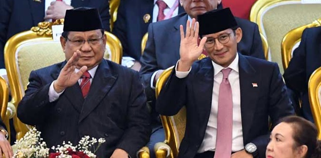 Sandiaga Uno jadi Menteri Jokowi: Ini Rekonsiliasi Sesungguhnya Cebong-Kampret