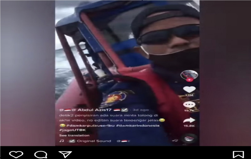 Tanda Tanya Suara 'Tolong' di Video Pencarian Pesawat Sriwijaya