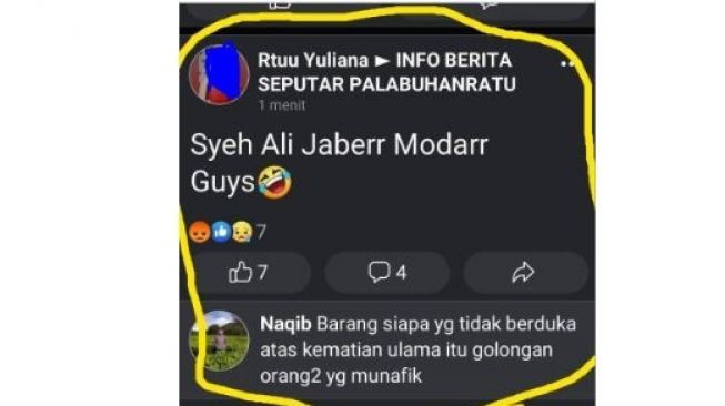 Viral Warga Sukabumi Hina Wafatnya Syekh Ali Jaber, Polisi: Akunnya Di-hack