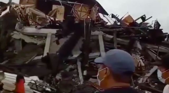 Gempa Sususlan di Mamuju, Mensos dan Rombongan Kocar-kacir