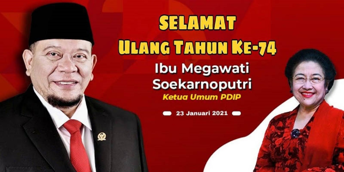 Doa LaNyalla Di Harlah Megawati: Semoga Selalu Beri Yang Terbaik Untuk Bangsa