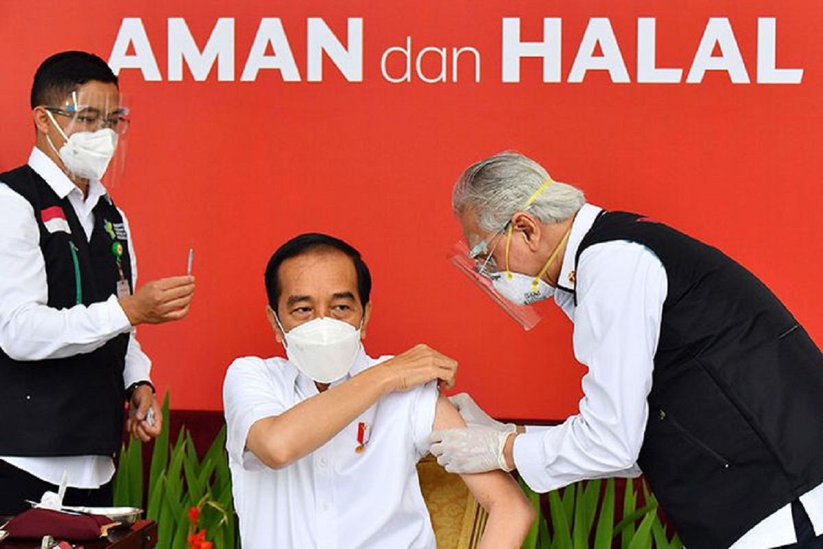 Presiden Jokowi Disuntik Vaksin Covid-19 Dosis Kedua Pagi ini