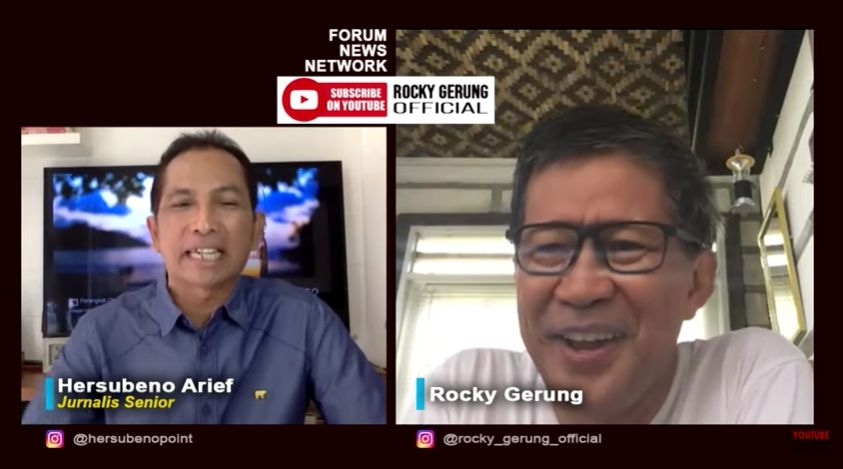 Novel Baswedan Dipolisikan, Rocky Gerung: Jokowi Memetakan Sisa Oposisi