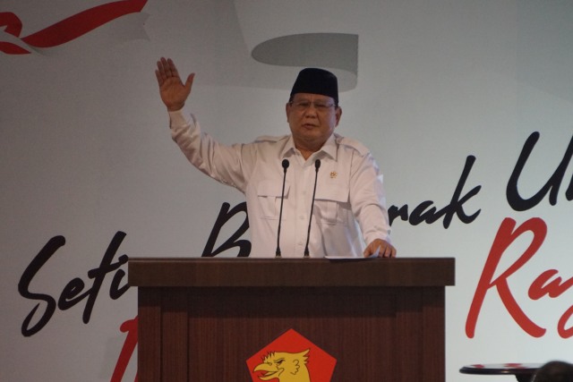 Prabowo: Saya Harus Banyak Tahan Diri demi Kepentingan yang Lebih Besar
