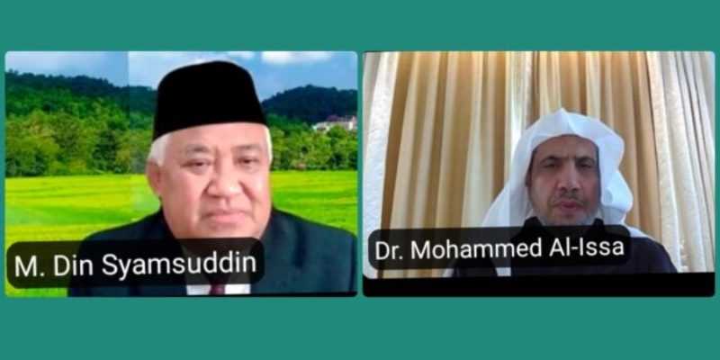 Bertemu Sekjen Liga Dunia Islam, Din Syamsuddin Bahas Pengarusutamaan Jalan Tengah Islam