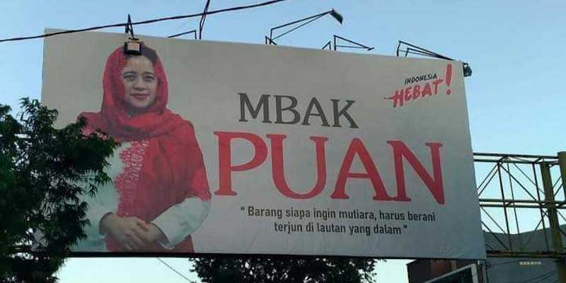 Baliho Puan Indikasi Hubungan PDIP dan Jokowi sedang Renggang