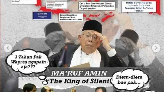 Telak! Maruf Amin The King of Silent, Julukan dari BEM UNNES: Diem-diem Bae Pak!