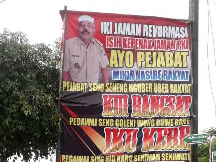 Kades Pemasang Baliho 'Enak Zaman PKI': Minta Maaf, Lalu Ngamuk ke Satgas