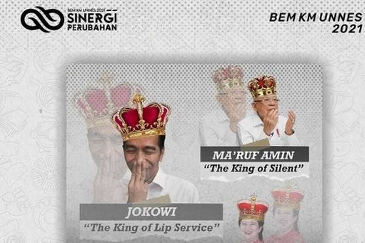 BEM KM Unnes Sebut Ma'ruf Amin sebagai "The King of Silent"