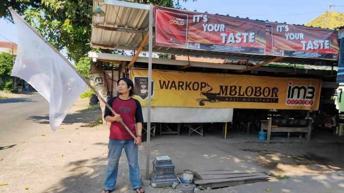 Ketuk Hati Jokowi, Tempat Wisata di Mojokerto Kibarkan Bendera Putih