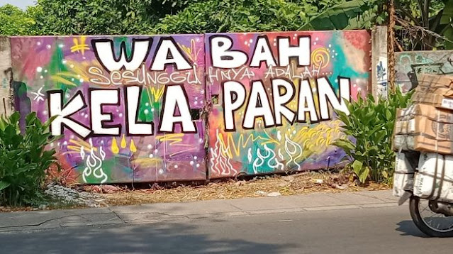 Marak Mural Bernada Kritik di Tangerang, Terbaru 'Wabah Sesungguhnya Adalah Kelaparan'