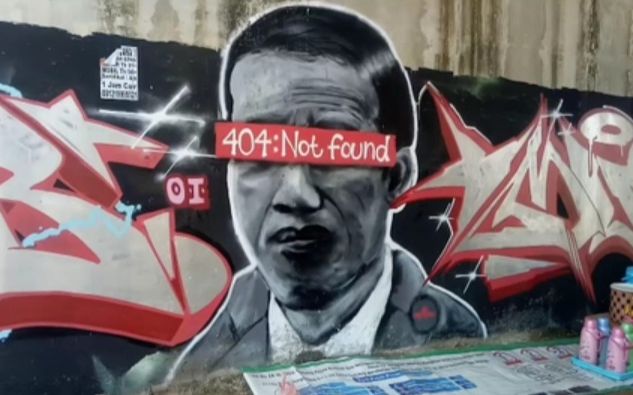 Polri Tidak Memproses Hukum Mural 404: Not Found Mirip Presiden Jokowi