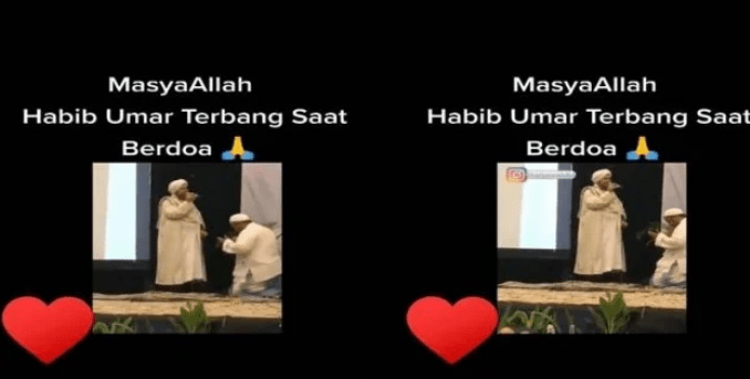 Viral Habib Umar Terbang saat Berdoa