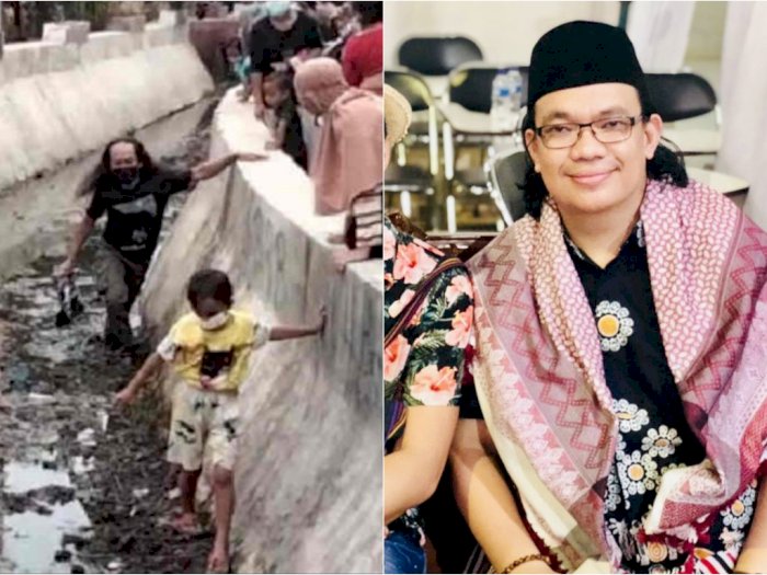 Aksi Bagi-bagi Kaos Bikin Warga Masuk Got, Gus Nadir ke Jokowi: Tak Ada Cara yang Lebih Santun?