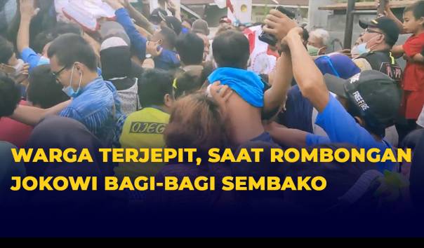 Warga Berebut Bingkisan Jokowi hingga Terjun ke Kali, Fadli Zon: Apa Tak Ada yang Lebih Beradab?