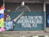 Tulisan 'Urus Rakyatmu Jangan Kau Urus Muralku' di Karawang Dihapus!