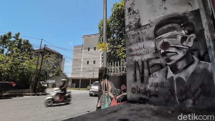 Ada Lagi Mural Mirip Jokowi di Pangkalpinang