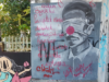 Mural Mirip Presiden Jokowi dengan Kepala Bertanduk di Pangkalpinang