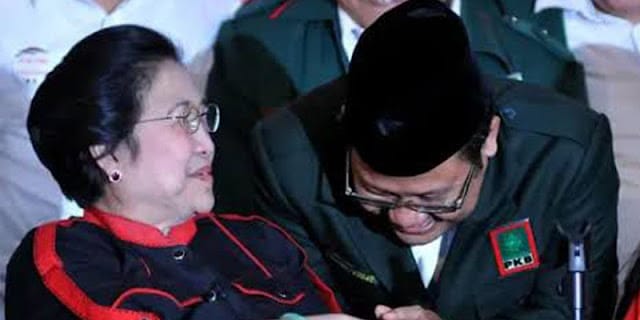 Ketua Umum PDIP Megawati Soekarnoputri saat bersama Ketum DPP PKB Abdul Muhaimin Iskandar/Net