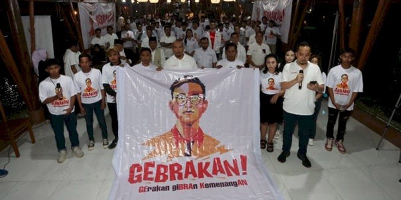 Deklarasikan Dukungan untuk Gibran, Gebrakan Tegaskan Tidak Berafiliasi dengan Parpol dan Jokowi