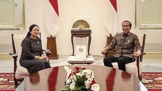 Puan Akui Bahas Pilpres 2024 Saat Temui Jokowi di Istana